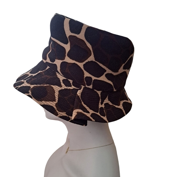 Nadelle Montreal Vintage Stylish Animal Print Women's Top Hat Made In Canada - Picture 7 of 11